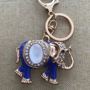 ⭐️Lucky Bling Elephant Key Chain Handbag charm